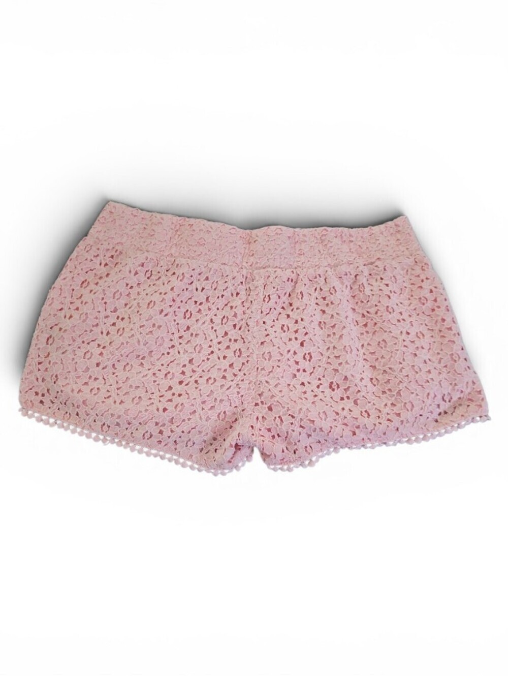Tinseltown MD Pink Lace Flower Shorts - Picture 4 of 12